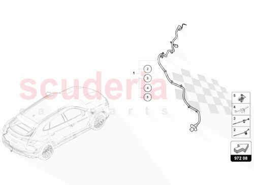 Part Diagram for Lamborghini 4ML971124A