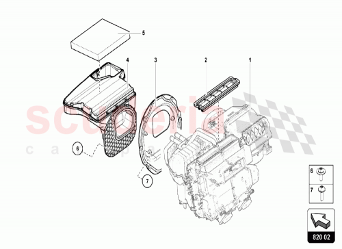 Part Diagram for Lamborghini 470804315A
