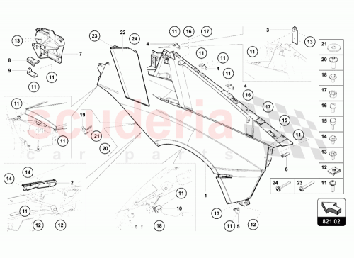 Part Diagram for Lamborghini 470813756B
