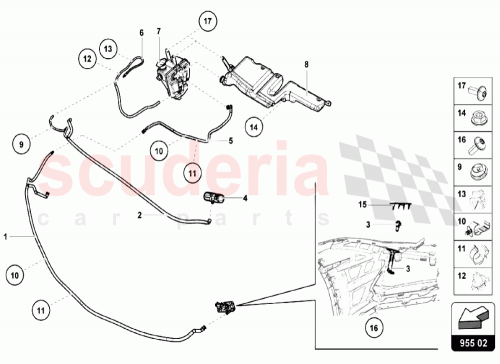 Part Diagram for Lamborghini N91042302