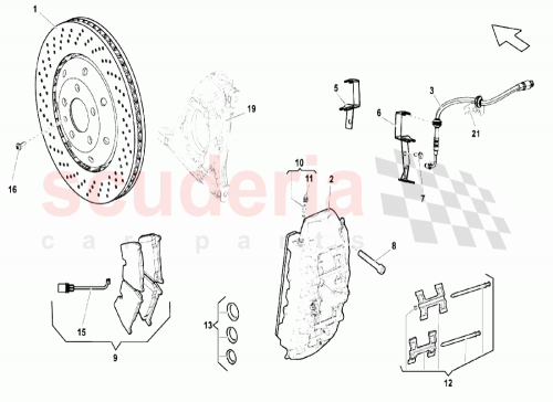 Part Diagram for Lamborghini 400615106BJ