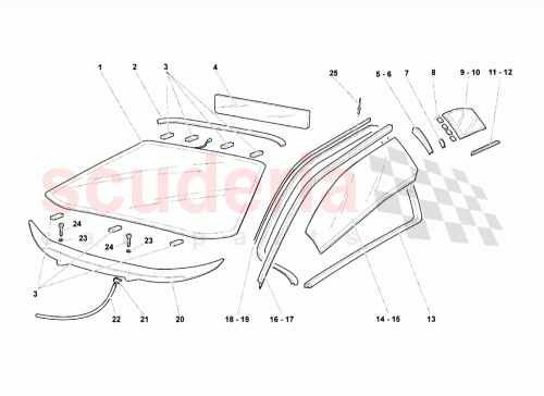 Part Diagram for Lamborghini 418845299