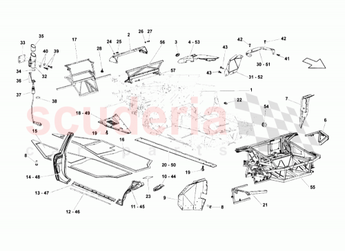 Part Diagram for Lamborghini 418868813