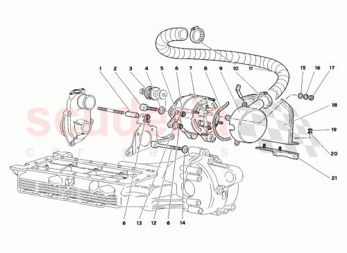 Part Diagram for Lamborghini 0016004654