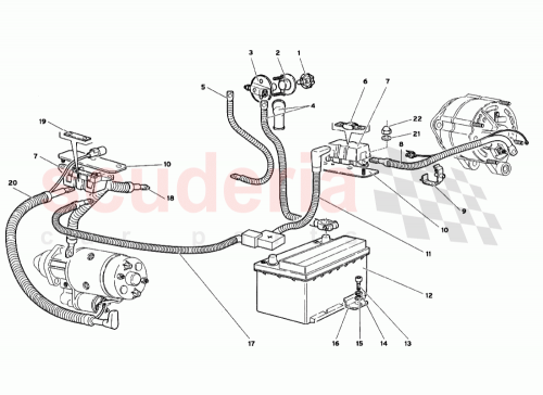 Part Diagram for Lamborghini 0059004598