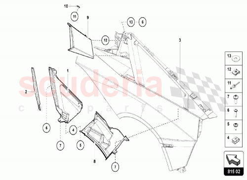 Part Diagram for Lamborghini 470119364E