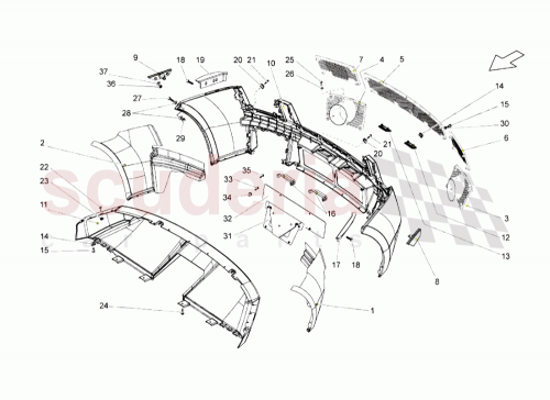Part Diagram for Lamborghini 400807131A