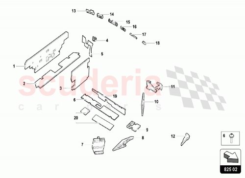 Part Diagram for Lamborghini 4T0863909A