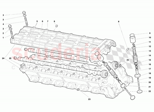 Part Diagram for Lamborghini 001220843