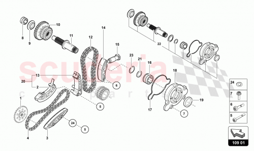 Part Diagram for Lamborghini 07M109120E