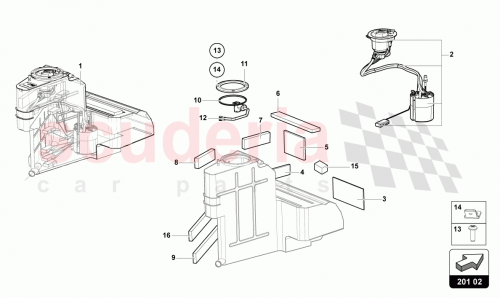 Part Diagram for Lamborghini 470201615P