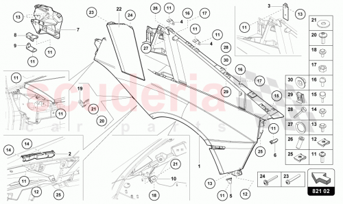 Part Diagram for Lamborghini 475854965B