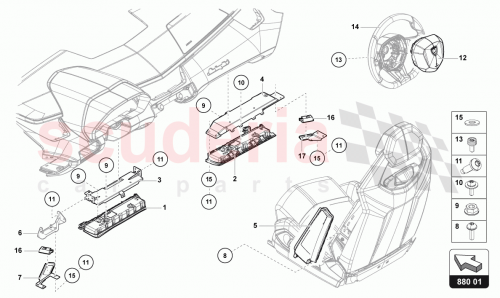 Part Diagram for Lamborghini 470880201F