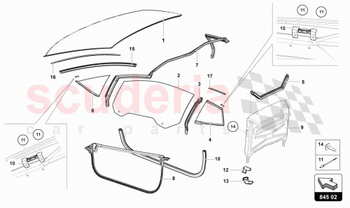 Part Diagram for Lamborghini 475854706B