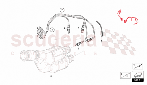 Part Diagram for Lamborghini 0PB906262L