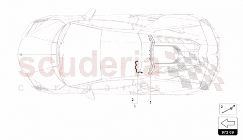 Part Diagram for Lamborghini 47B971170