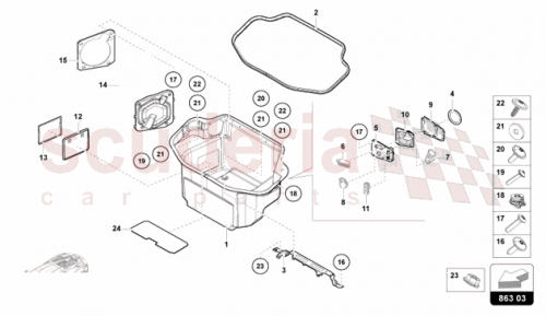 Part Diagram for Lamborghini 47C863739A