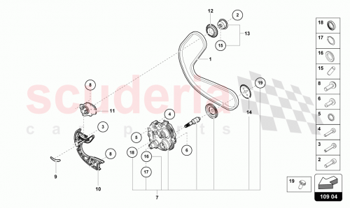 Part Diagram for Lamborghini 079103337P