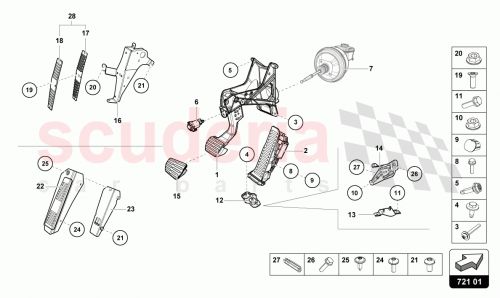 Part Diagram for Lamborghini 4T1864417A