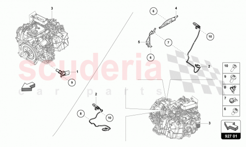 Part Diagram for Lamborghini 0BZ321391D