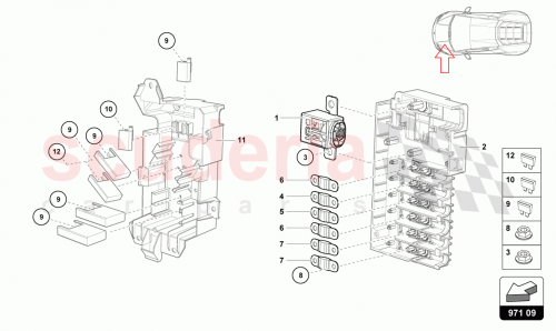 Part Diagram for Lamborghini N10251913