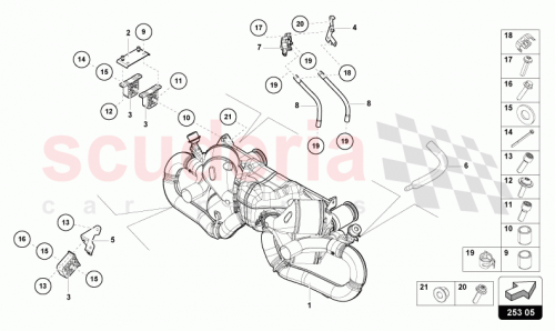 Part Diagram for Lamborghini WHT007936