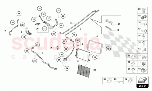 Part Diagram for Lamborghini 4T3820746