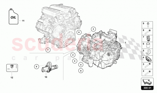 Part Diagram for Lamborghini 0BZ300042B004