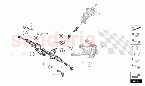 Part Diagram for Lamborghini 4T3127237