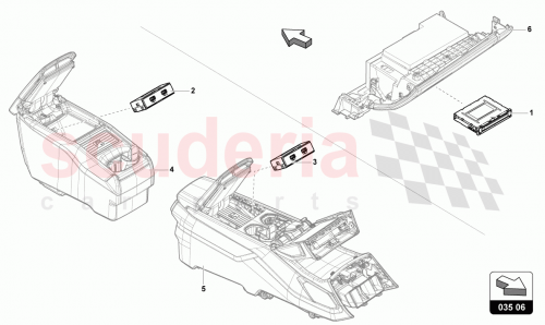 Part Diagram for Lamborghini 4N0035123A
