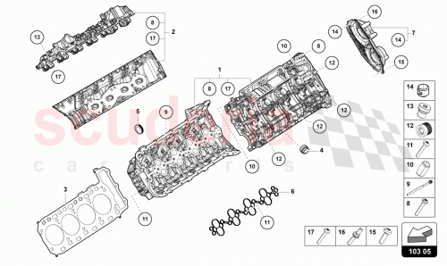 Part Diagram for Lamborghini 0P2103383J