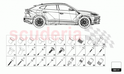 Part Diagram for Lamborghini N90469202