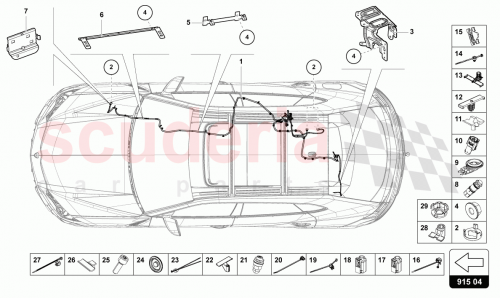 Part Diagram for Lamborghini 4M0971845DB