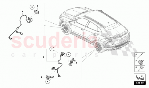 Part Diagram for Lamborghini 4M0972252H