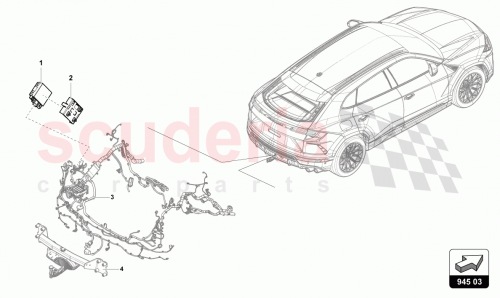 Part Diagram for Lamborghini 8W0907383C