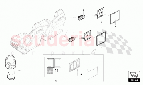 Part Diagram for Lamborghini 4N0998003