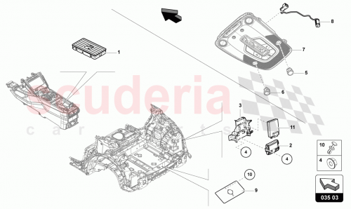 Part Diagram for Lamborghini 4K0035456
