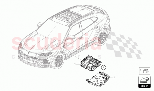 Part Diagram for Lamborghini 0P2907309C