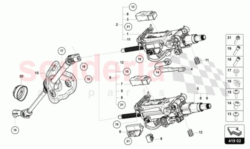Part Diagram for Lamborghini 4M2419065E