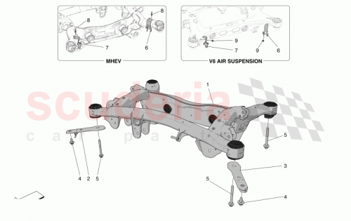 Part Diagram for Maserati 675001534