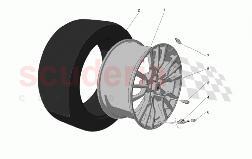 Part Diagram for Maserati 980182008