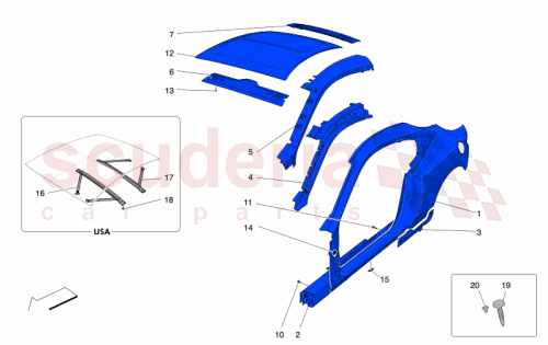 Part Diagram for Maserati 670157989