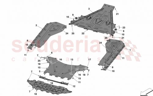 Part Diagram for Maserati 670219089