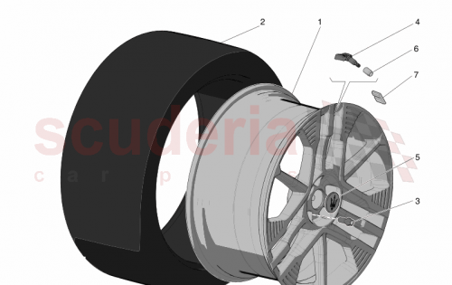 Part Diagram for Maserati 670222534