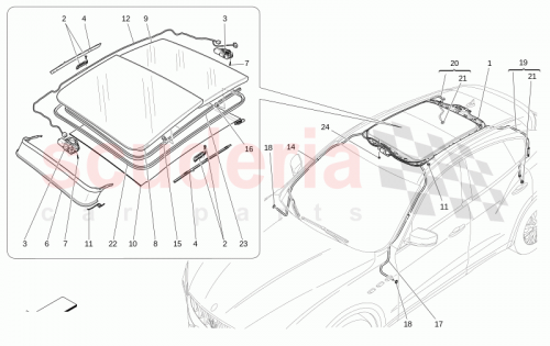 Part Diagram for Maserati 670265816