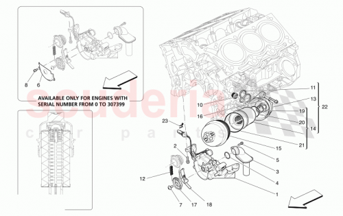 Part Diagram for Maserati 291292