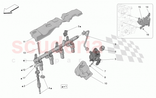 Part Diagram for Maserati 670054389