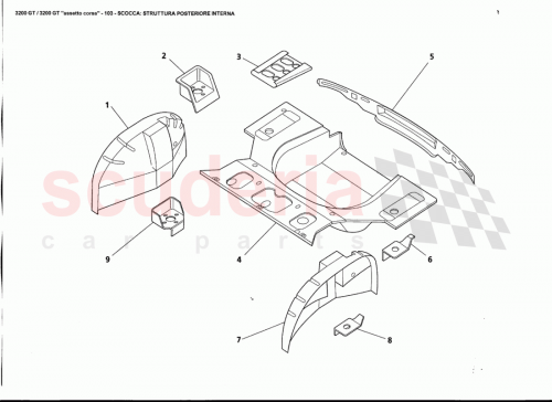 Part Diagram for Maserati 381300534
