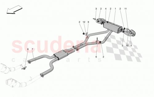 Part Diagram for Maserati 670309165