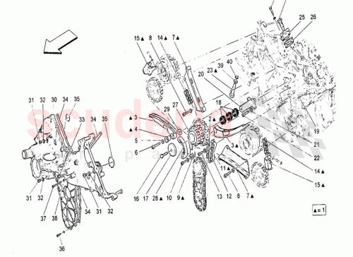 Part Diagram for Maserati 319940
